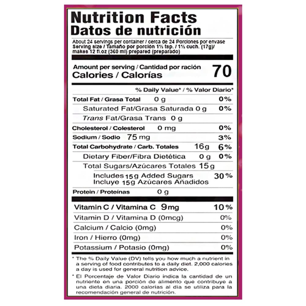 Refresco instantáneo sabor tropical Yeya (400 g / 14.1 oz) - Miniatura 4