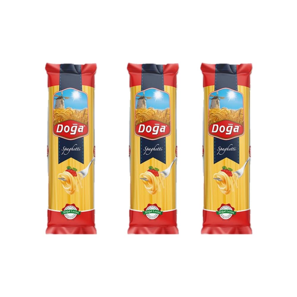 Espaguetis Doga (3 x 500 g / 1.10 lb) - Imagen 1
