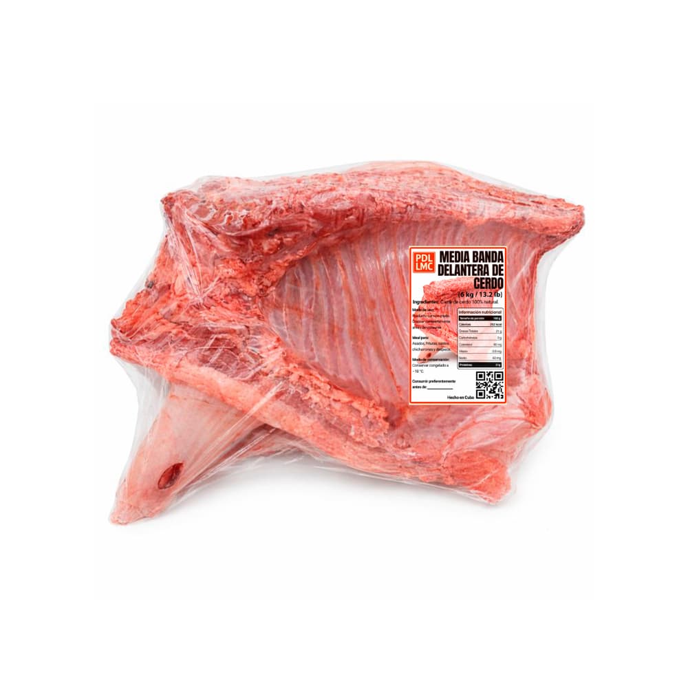Media banda delantera de cerdo PDL LMC (6 kg / 13.2 lb) - Miniatura 2
