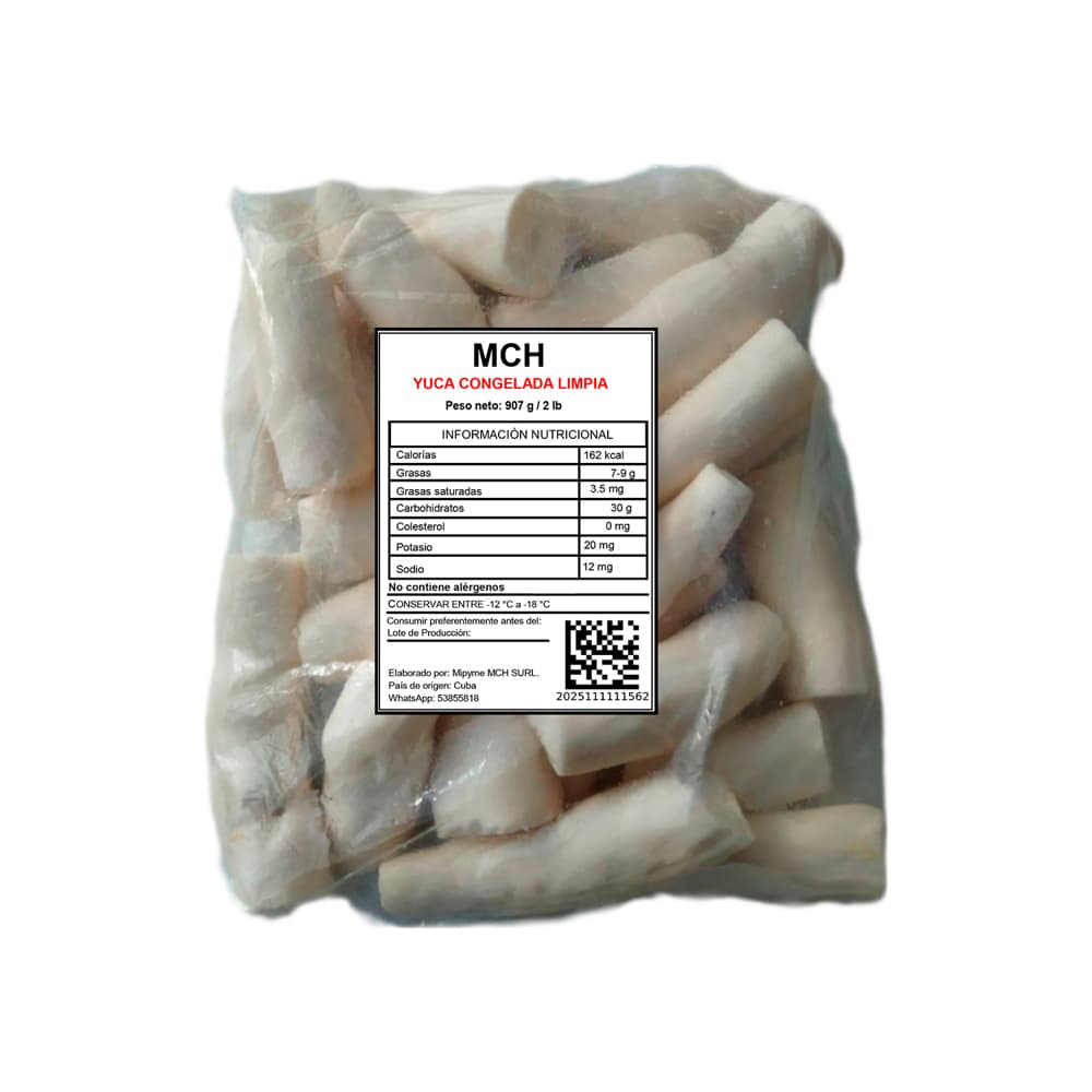 Yuca congelada MCH (907 g / 2 lb) - Imagen 1