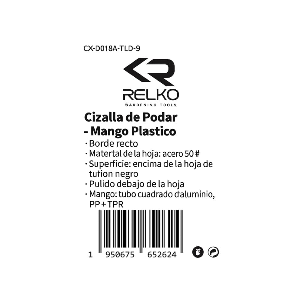 Cizalla de podar mango plástico Relko gardening tools - Miniatura 3