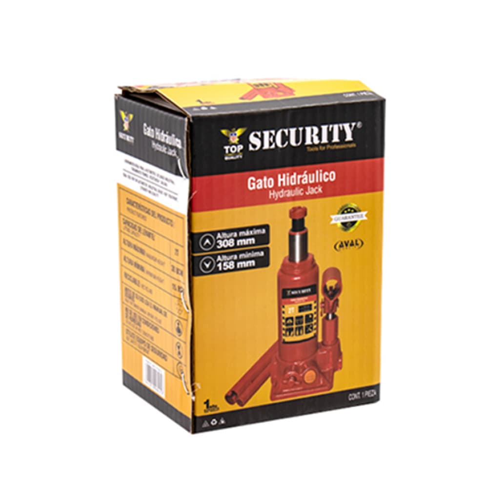 Gata o gato hidráulico para elevación de cargas de hasta 2 toneladas - Imagen 1