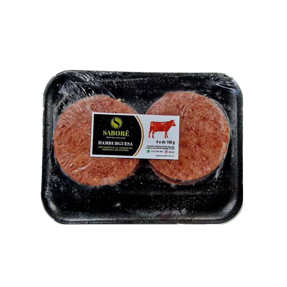Hamburguesas de res Saboré (6 x 100 g / 3.52 oz) - Miniatura 2
