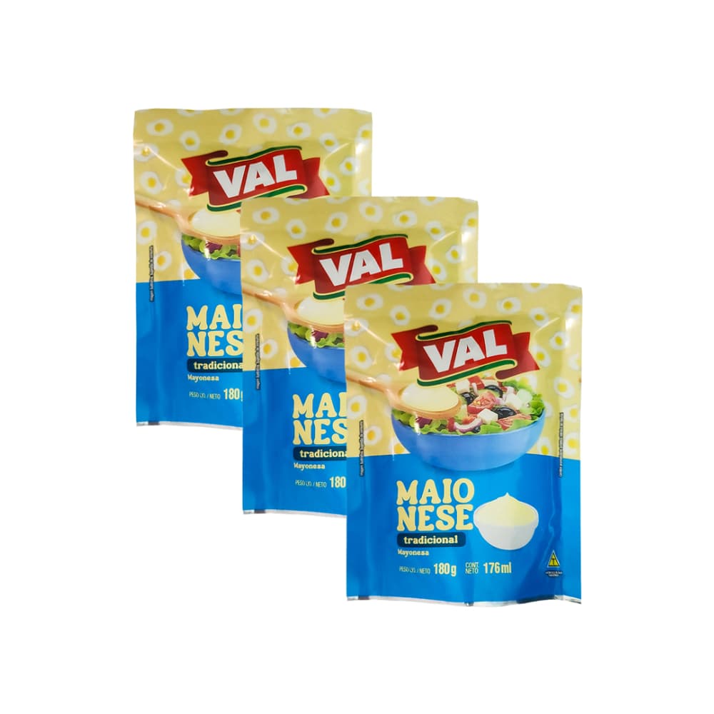 Mayonesa tradicional (3 x 180g / 6.34 oz) - Imagen 1