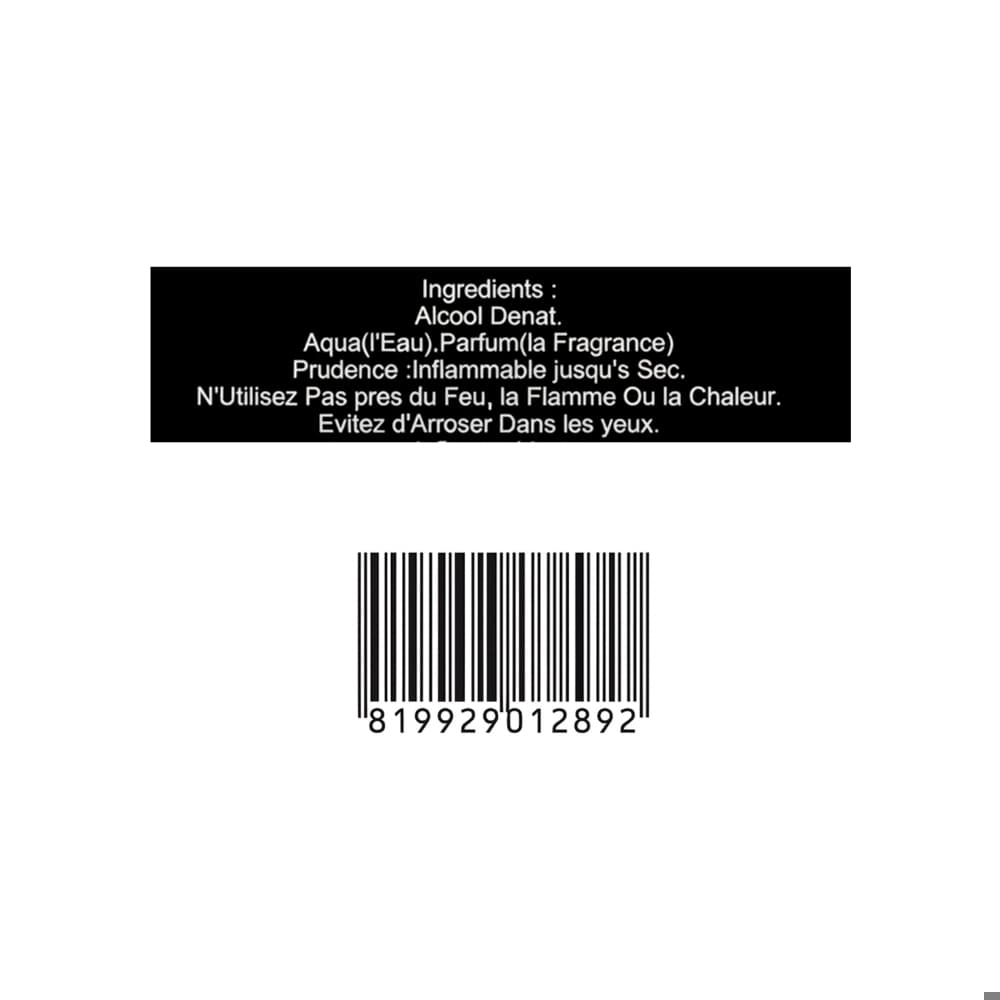 Eau de Parfum para hombre AI Robota Black Secret Plus (100 ml) - Miniatura 3