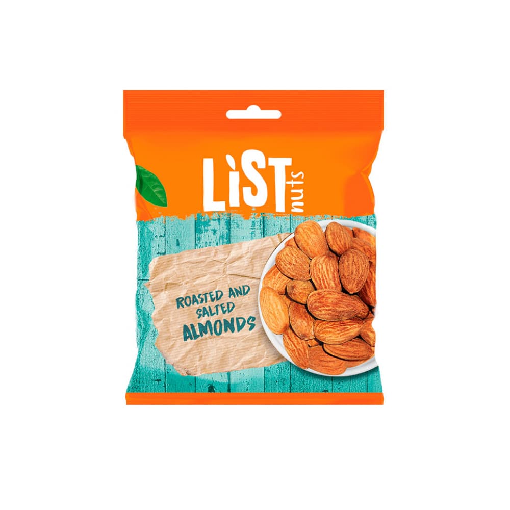 Almendras tostadas y saladas List Nuts (150 g / 5.29 oz) - Imagen 1