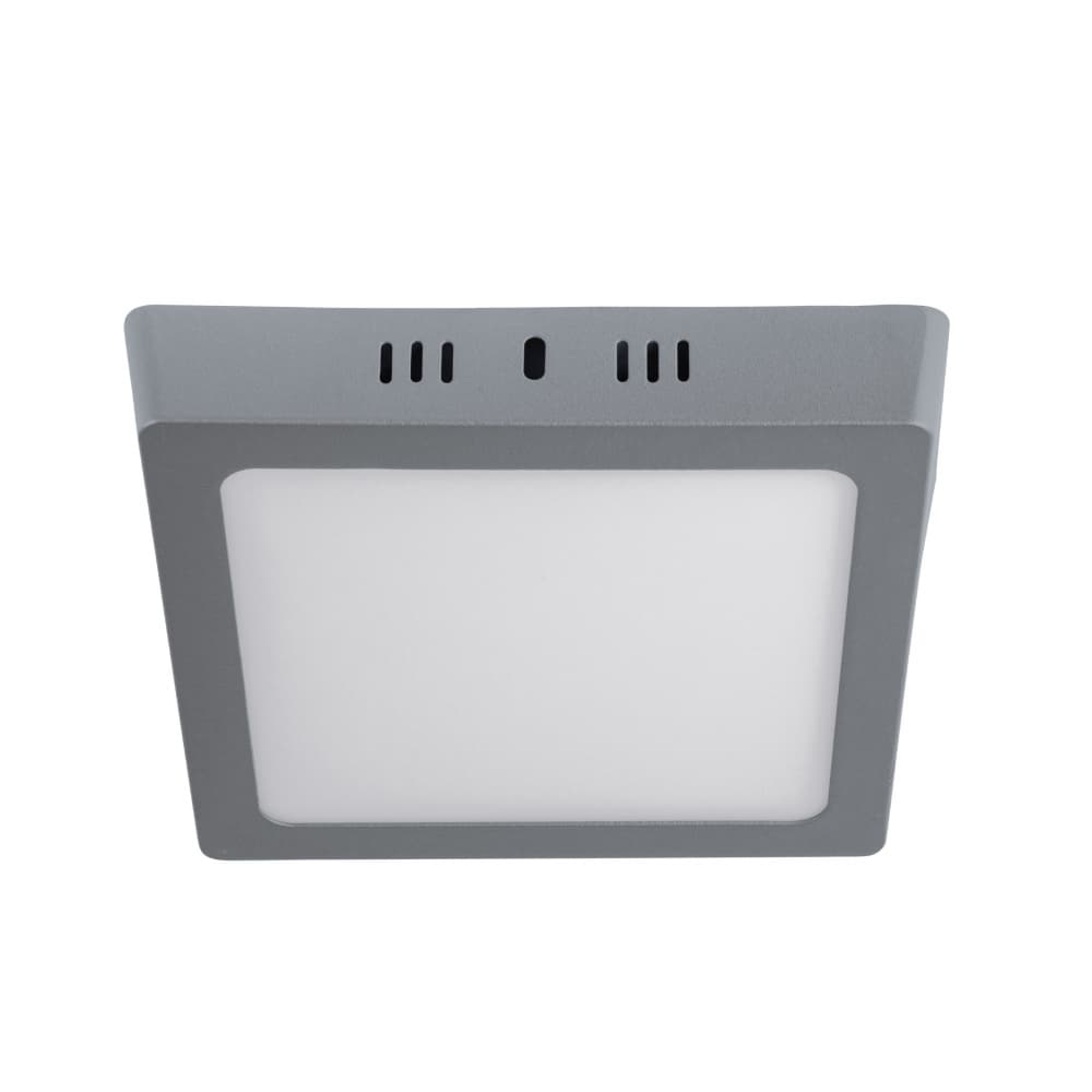 Luminario cuadrado gris LED 12 W Volteck PLA-219L - Miniatura 1