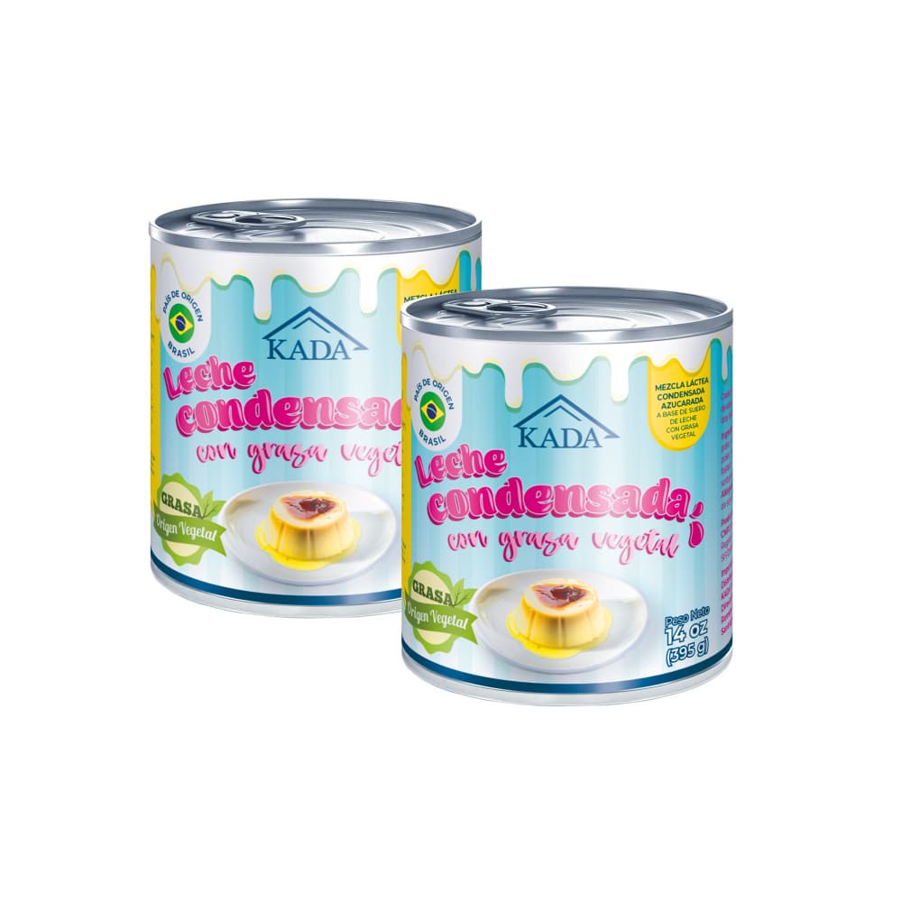 Leche condensada Kada (2 x 395 g / 14 oz) - Imagen 1