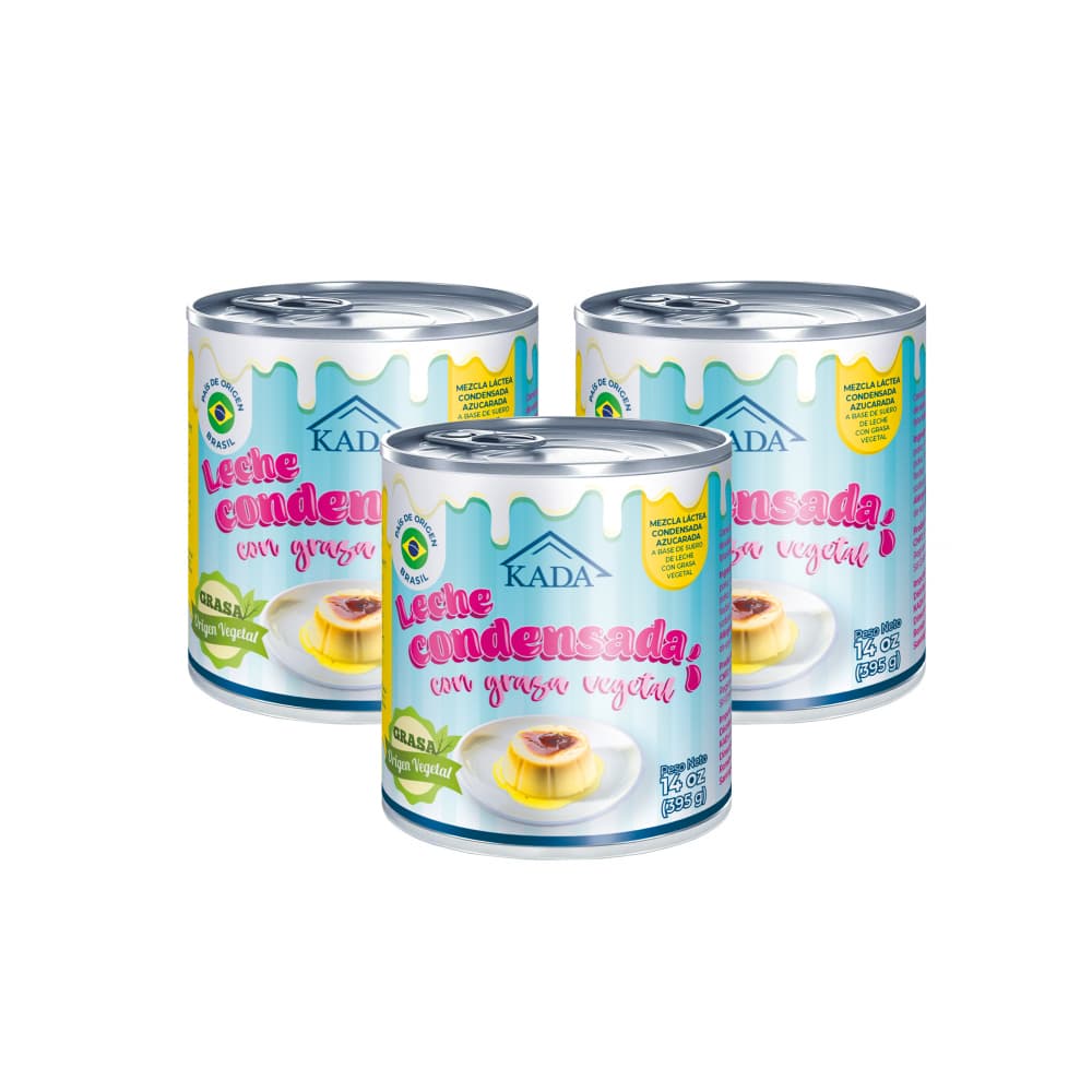 Leche condensada Kada (3 x 395 g / 14 oz) - Imagen 1
