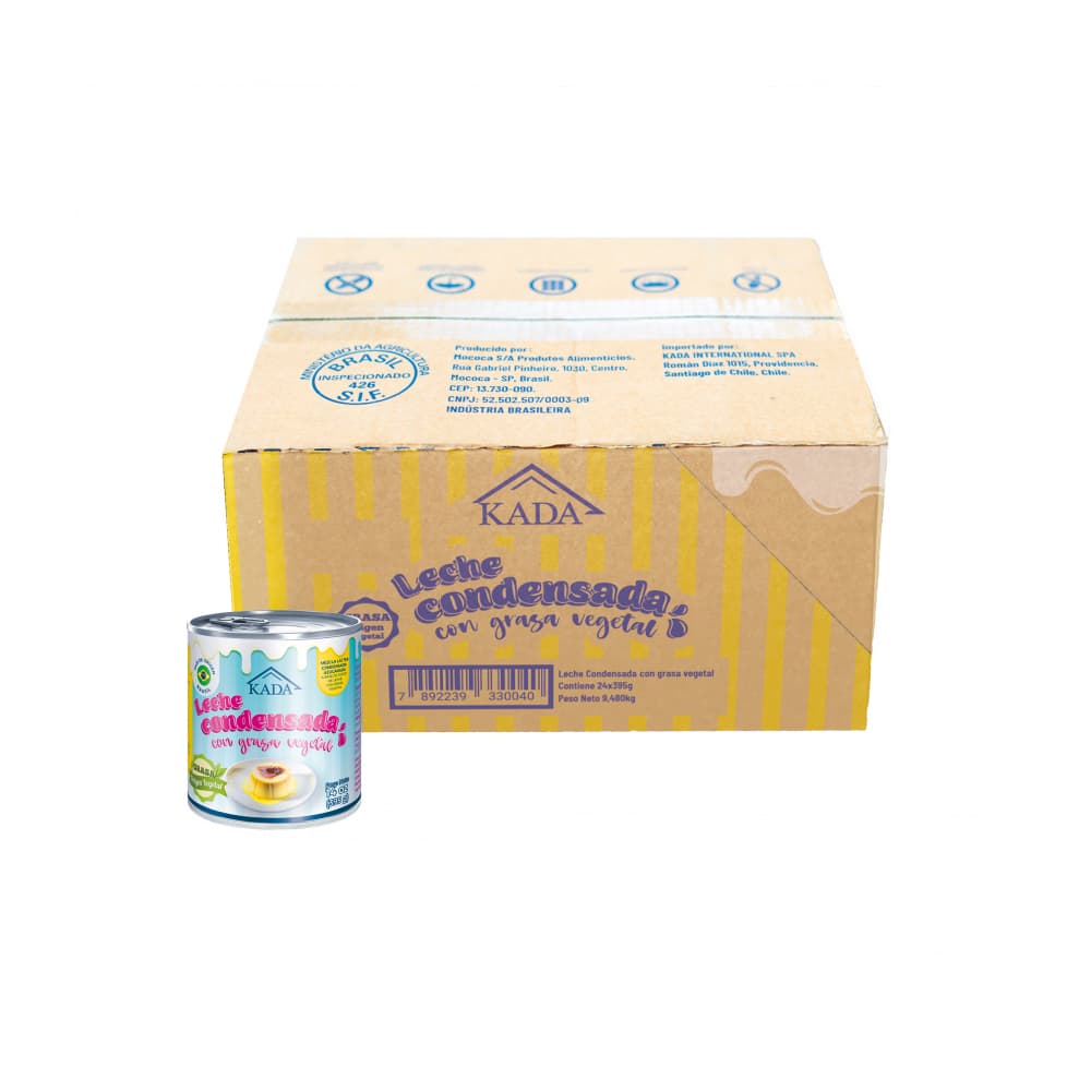 Leche condensada Kada (24 x 395 g / 14 oz) - Imagen 1