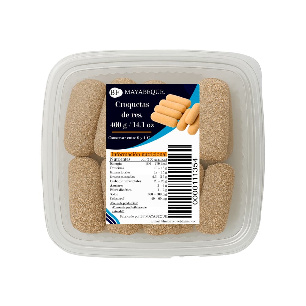 Croquetas de res BF Mayabeque (400 g / 14.1 oz) - Miniatura 4