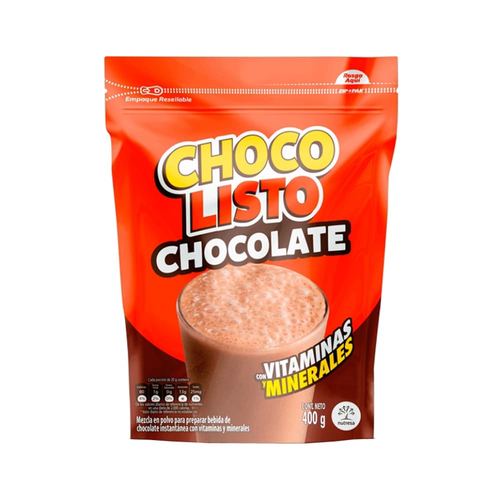 Chocolate en polvo Choco Listo (400 g / 14.1 oz) - Imagen 1