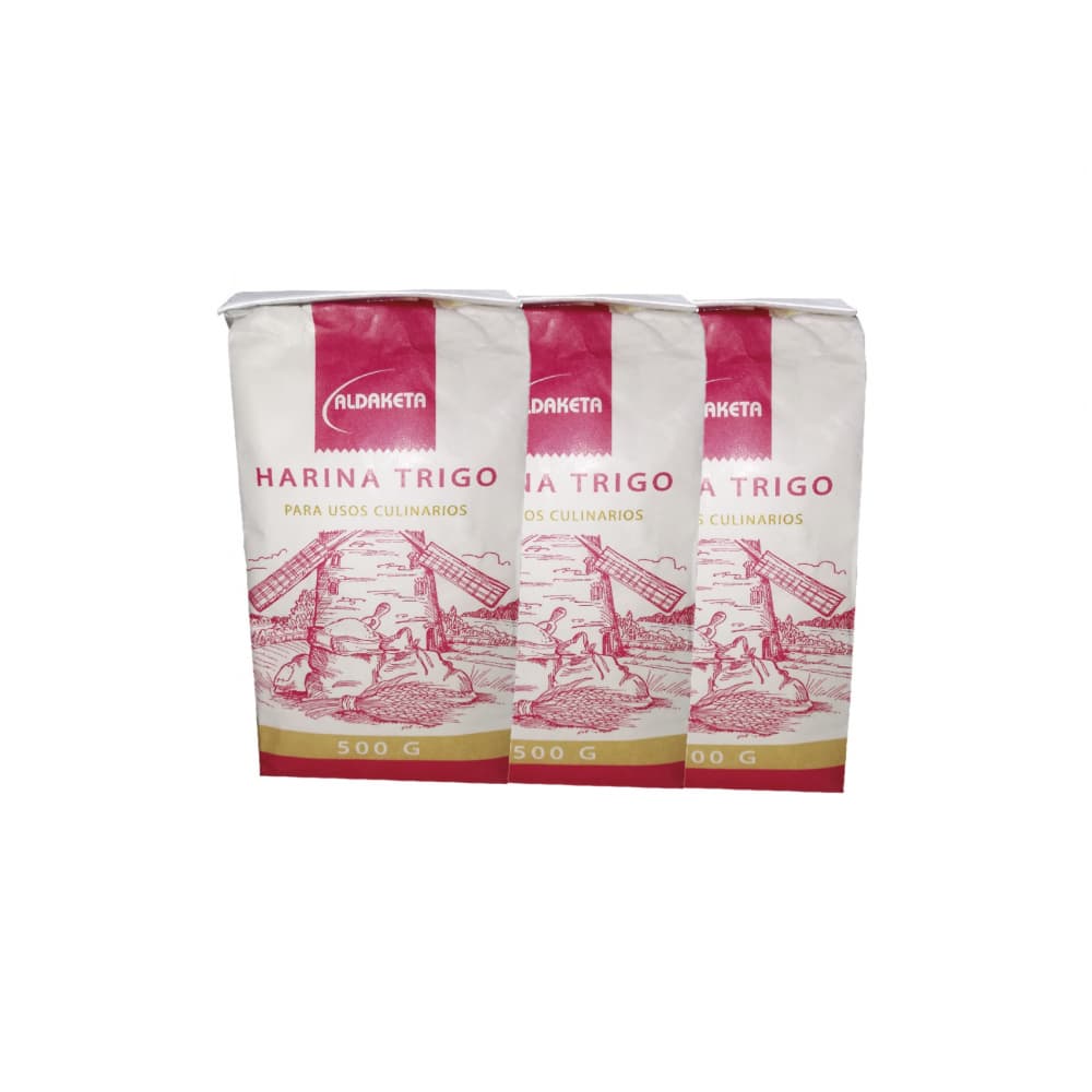 Harina de trigo (3 x 500 g / 1.1 lb) - Imagen 1