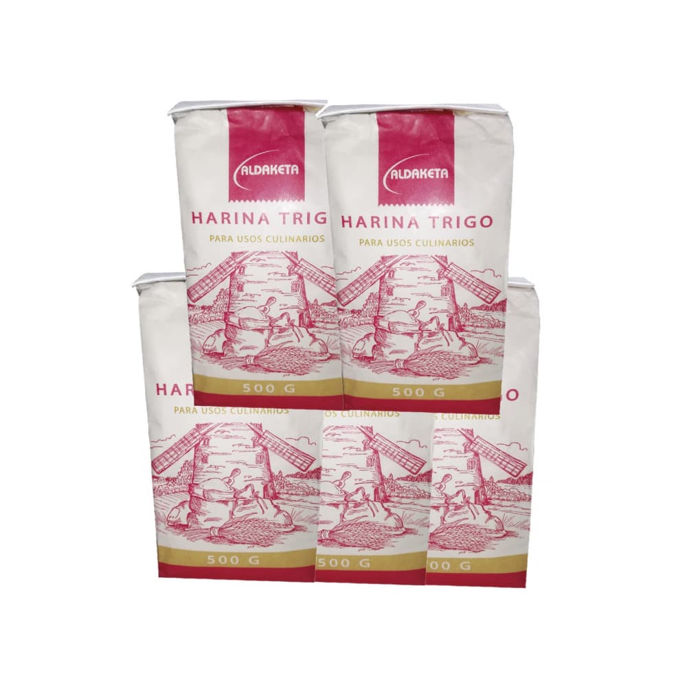 Harina de trigo (5 x 500 g / 1.1 lb) - Imagen 1