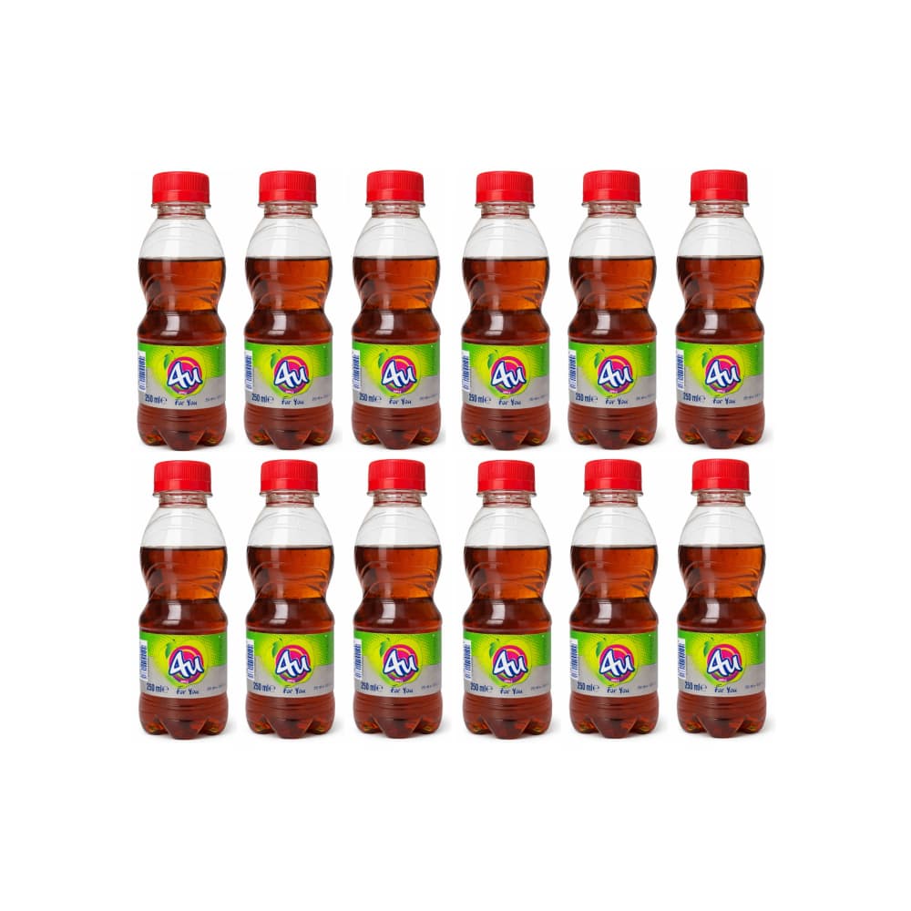 Refresco gaseado de manzana 4U (12 x 250 ml) - Miniatura 1