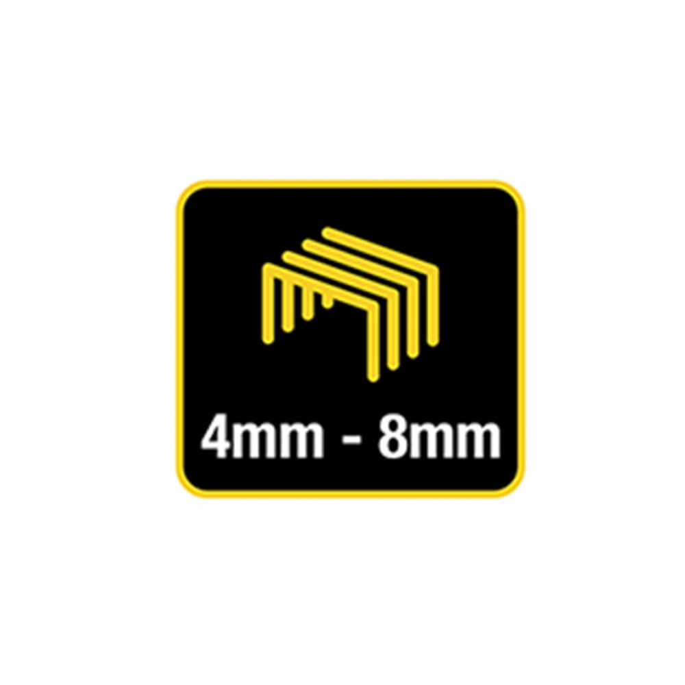 Pistola engrapadora - presilladora de grapa - metálica de 4 mm - 8 mm Security - Miniatura 3