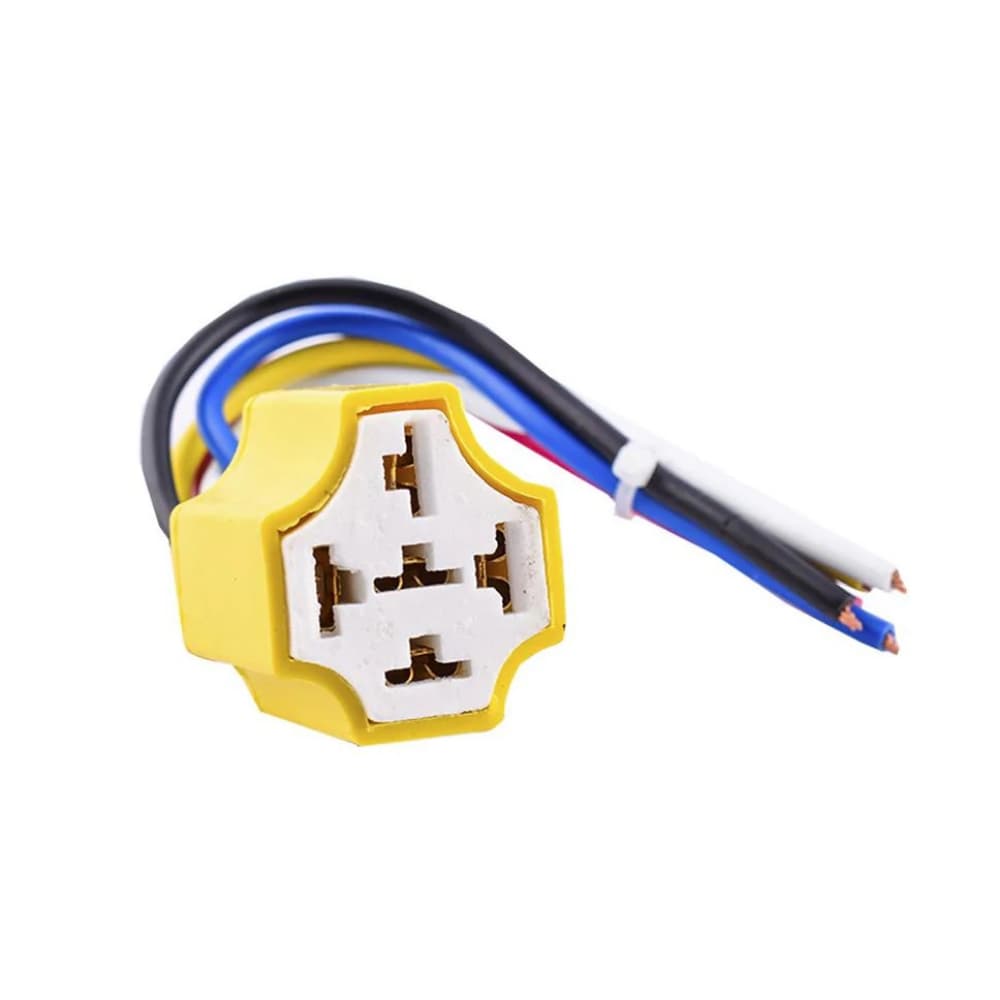 Base de cerámica - conector o socket - para relay de 5 patas Lafa - Imagen 1