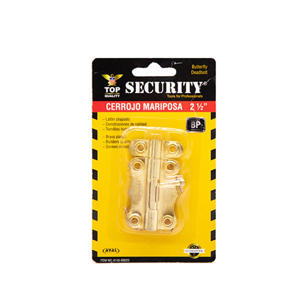 Pestillo de seguridad de 2.5 " para puertas y ventanas Security - Imagen 1