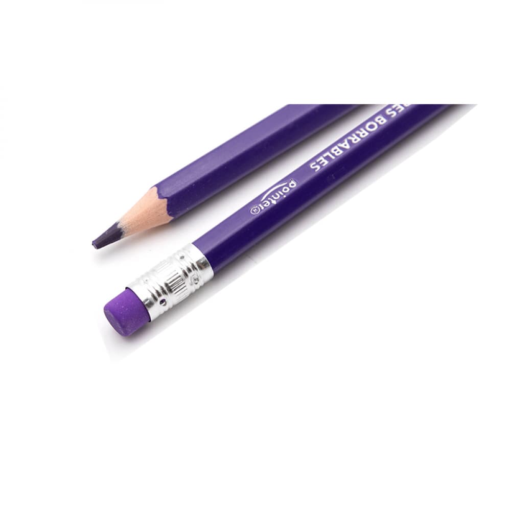 Juego de 12 lápices de colores borrables Pointer - Miniatura 2