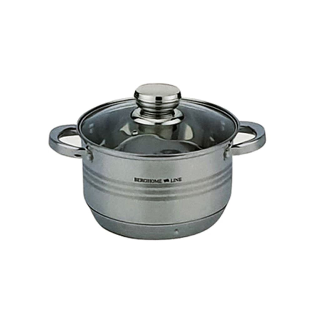 Juego de 6 ollas - caldero - con tapa Berghome Line - Miniatura 2