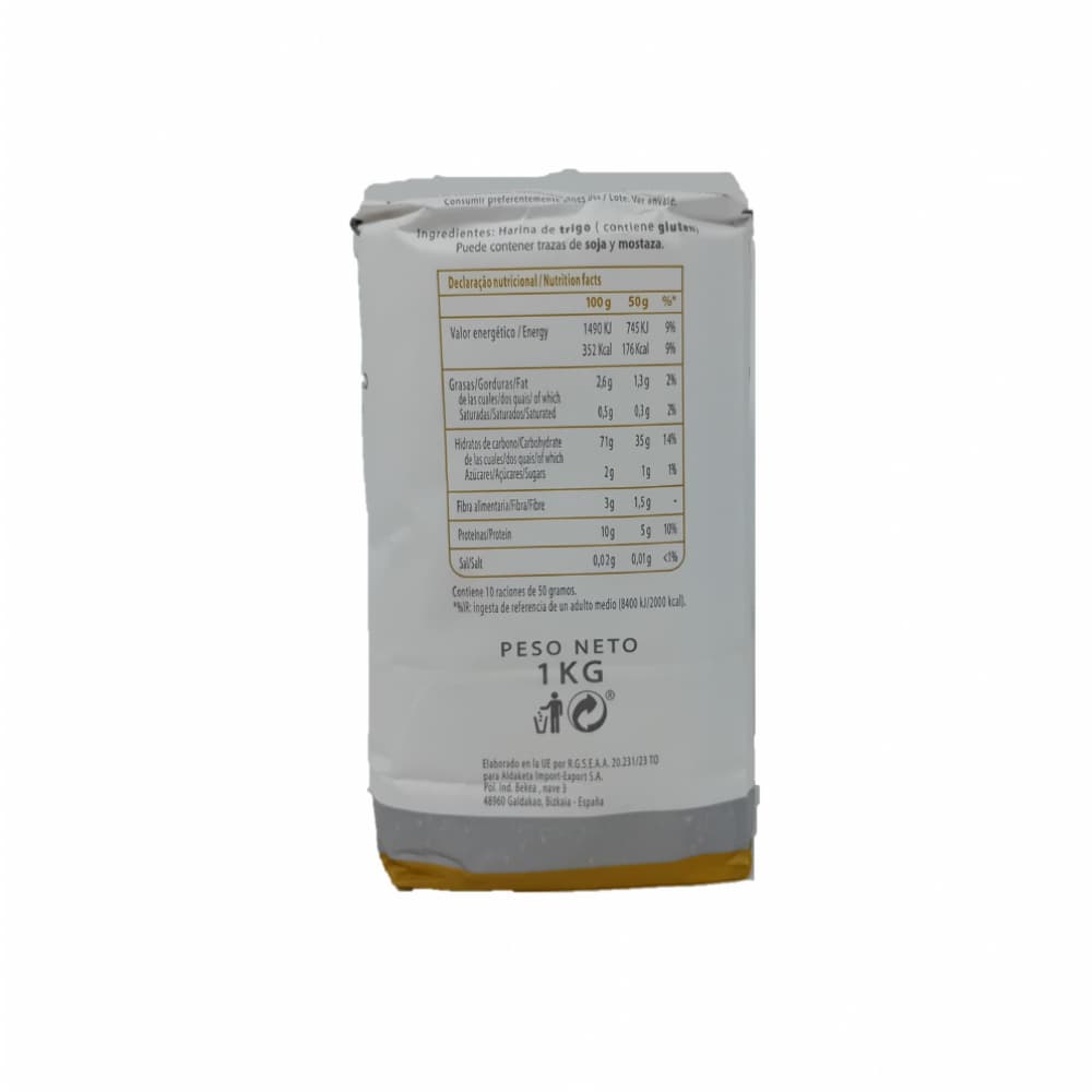 Harina de trigo (5 x 1 kg / 2.2 lb) - Miniatura 2