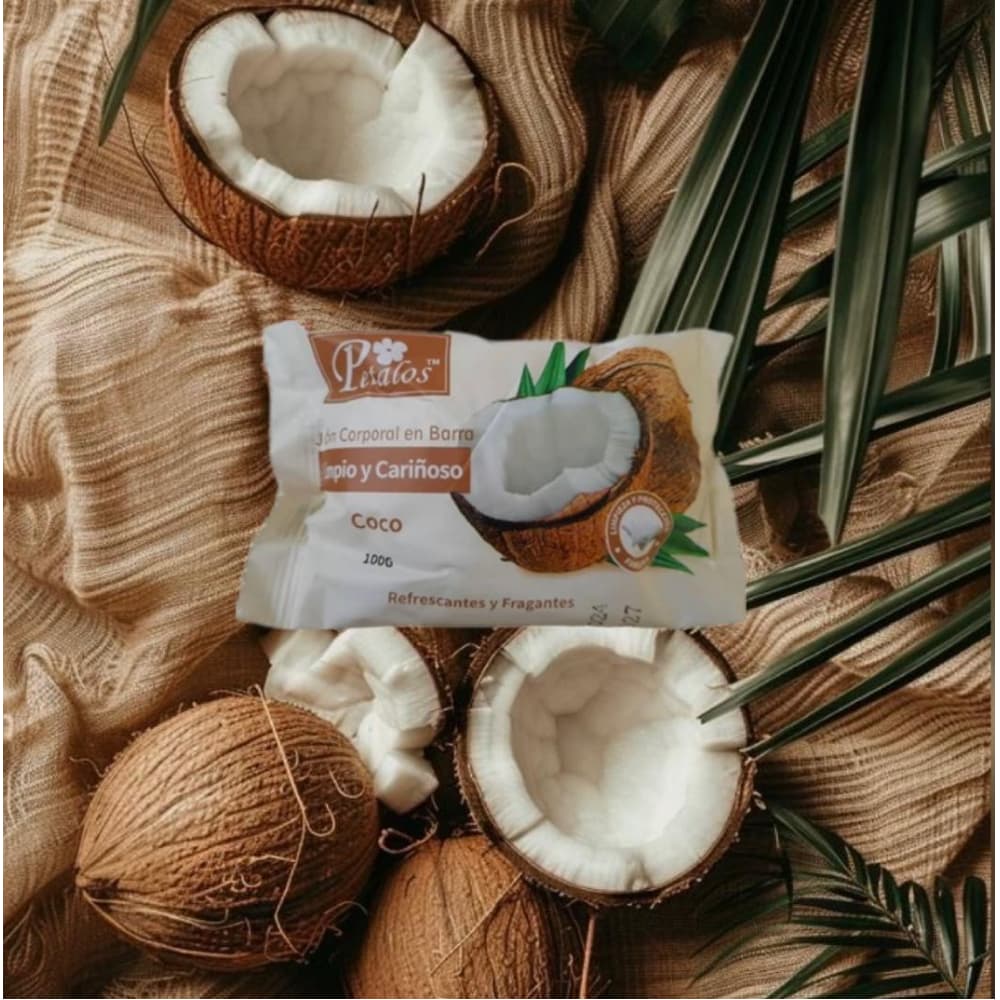 Jabón de tocador de coco Pétalos (100 g / 3.53 oz) - Miniatura 4