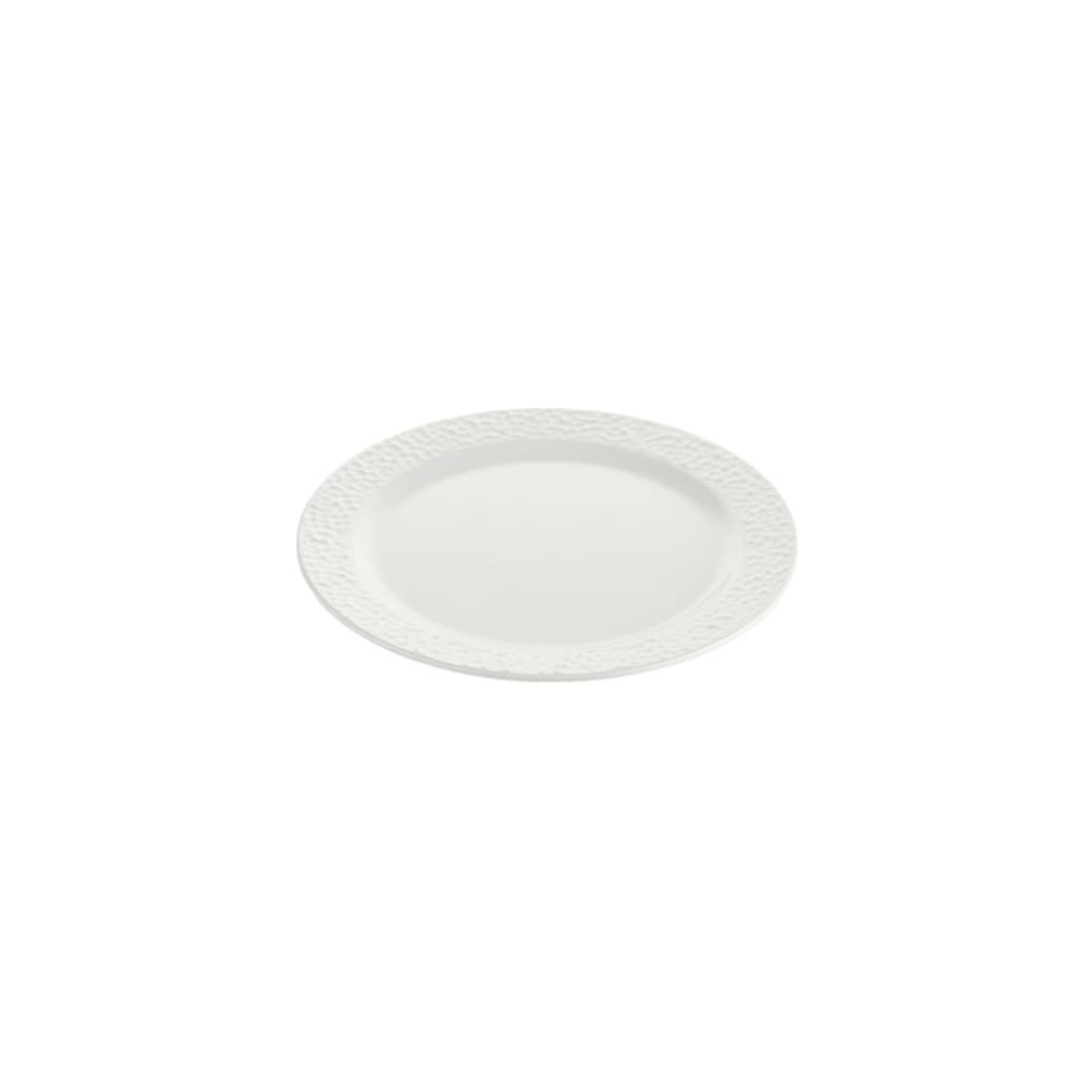 Plato llano pequeño color blanco crema Kulsan - Imagen 1