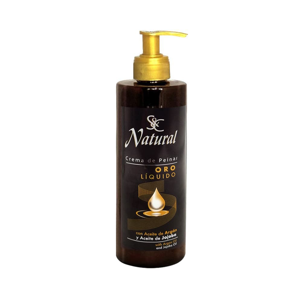 Crema para peinar con aceite de argán y jojoba Natural S&C (400 ml) - Miniatura 1