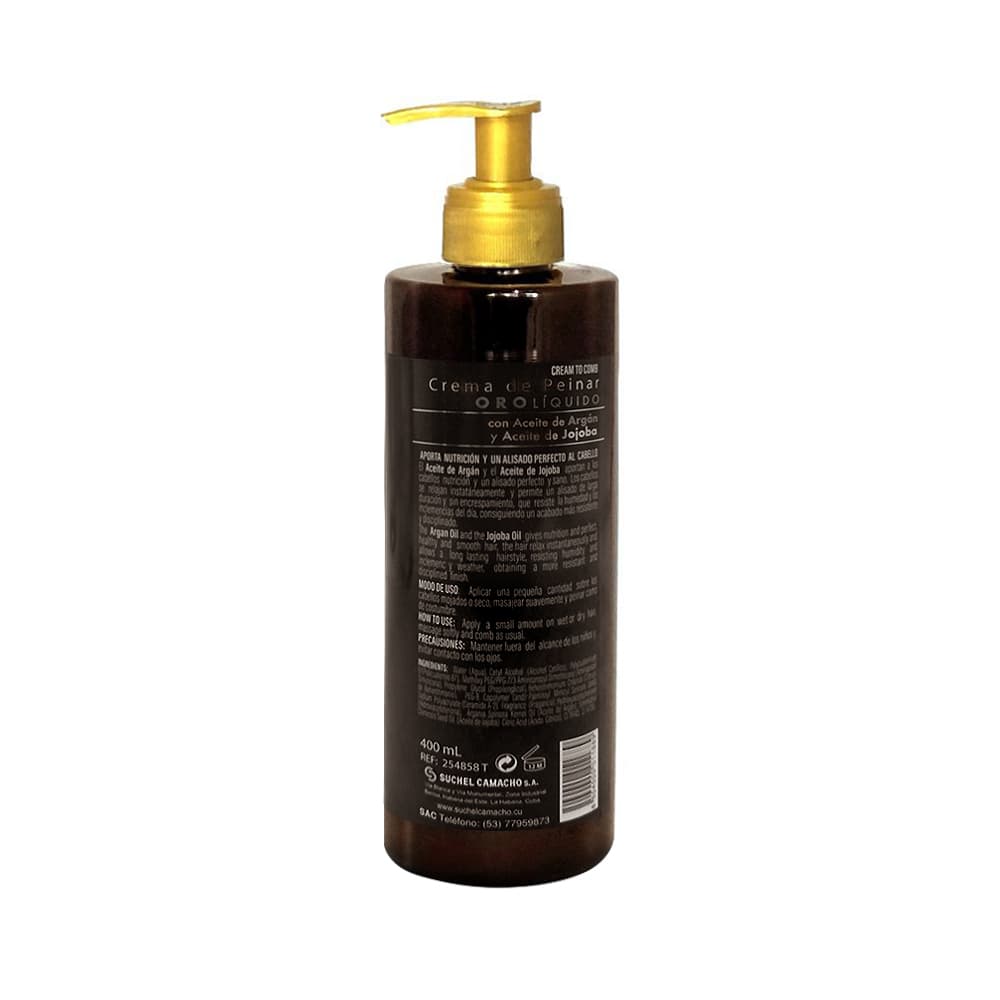 Crema para peinar con aceite de argán y jojoba Natural S&C (400 ml) - Miniatura 2