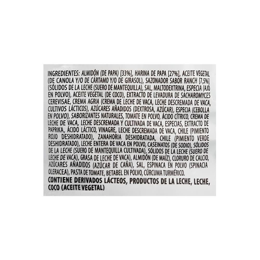 Botana sabor ranch Straws Garden Veggie (28 g) - Miniatura 4