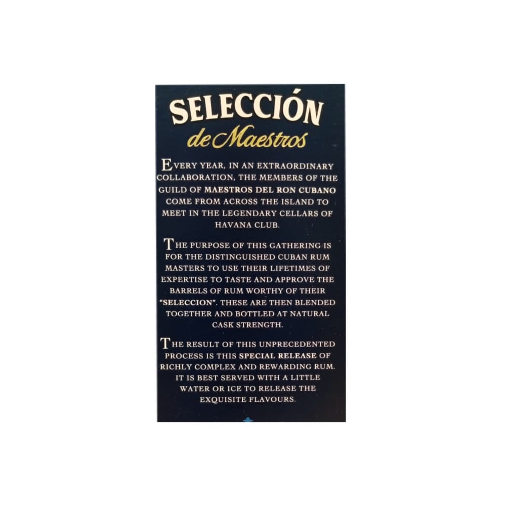 Ron Selección de Maestros Havana Club (700 ml) - Miniatura 3