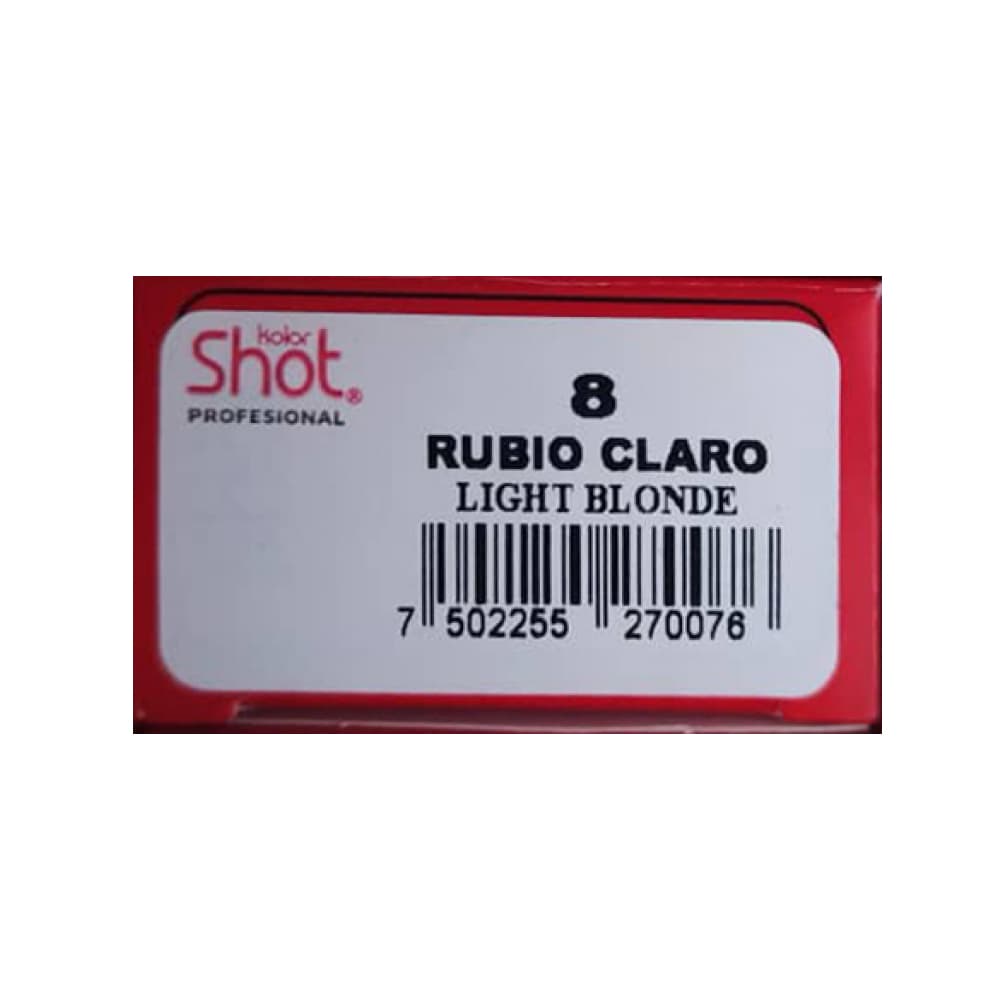 Tinte para el cabello en crema No.8 rubio claro Kolor Shot (90 ml) - Miniatura 2