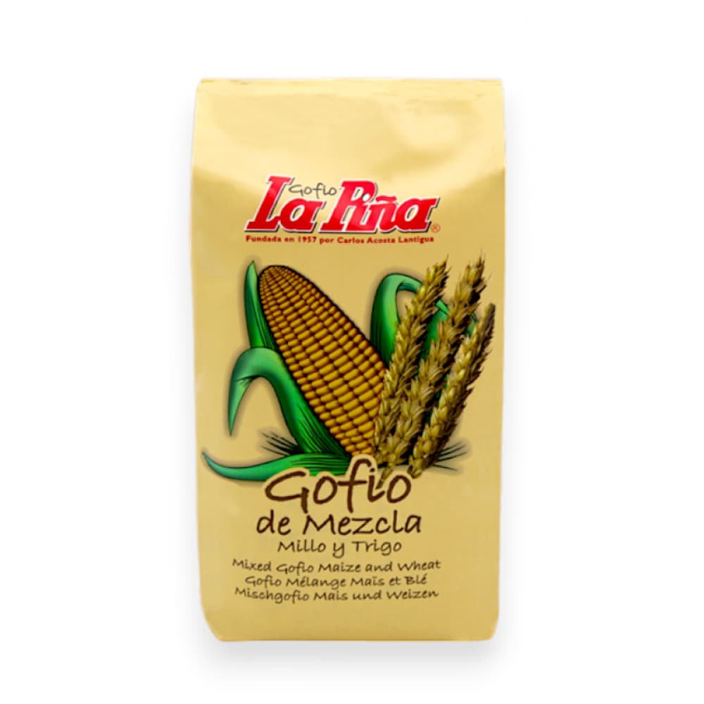 Gofio de mezcla maíz y trigo La Piña (500 g / 1.1 lb) - Imagen 1