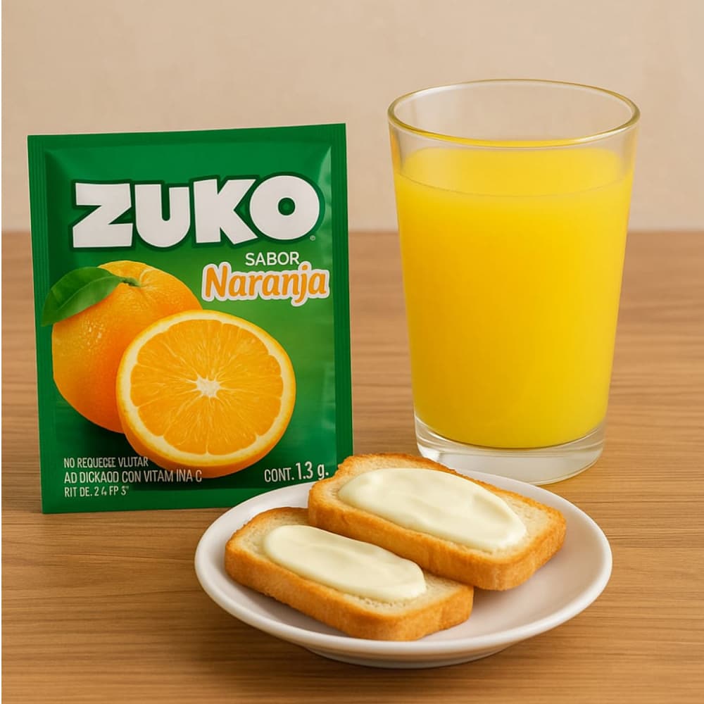 Refresco instantáneo sabor naranja Zuko (13 g) - Miniatura 5