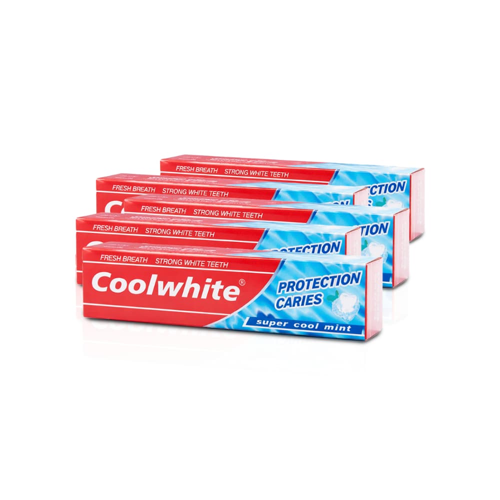 Pasta dental mentolada Coolwhite (5 x 120 g / 4.23 oz) - Miniatura 1