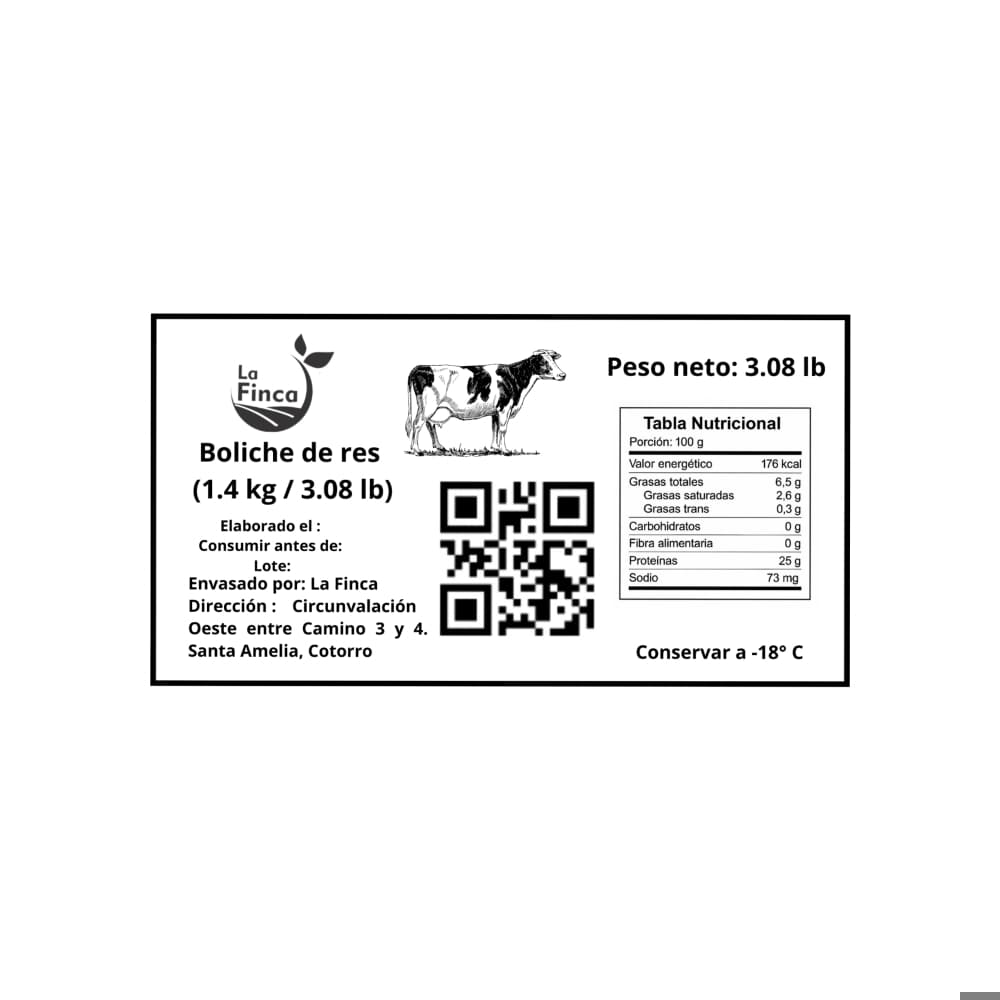 Boliche de res La Finca (1.4 kg / 3.08 lb) - Miniatura 5