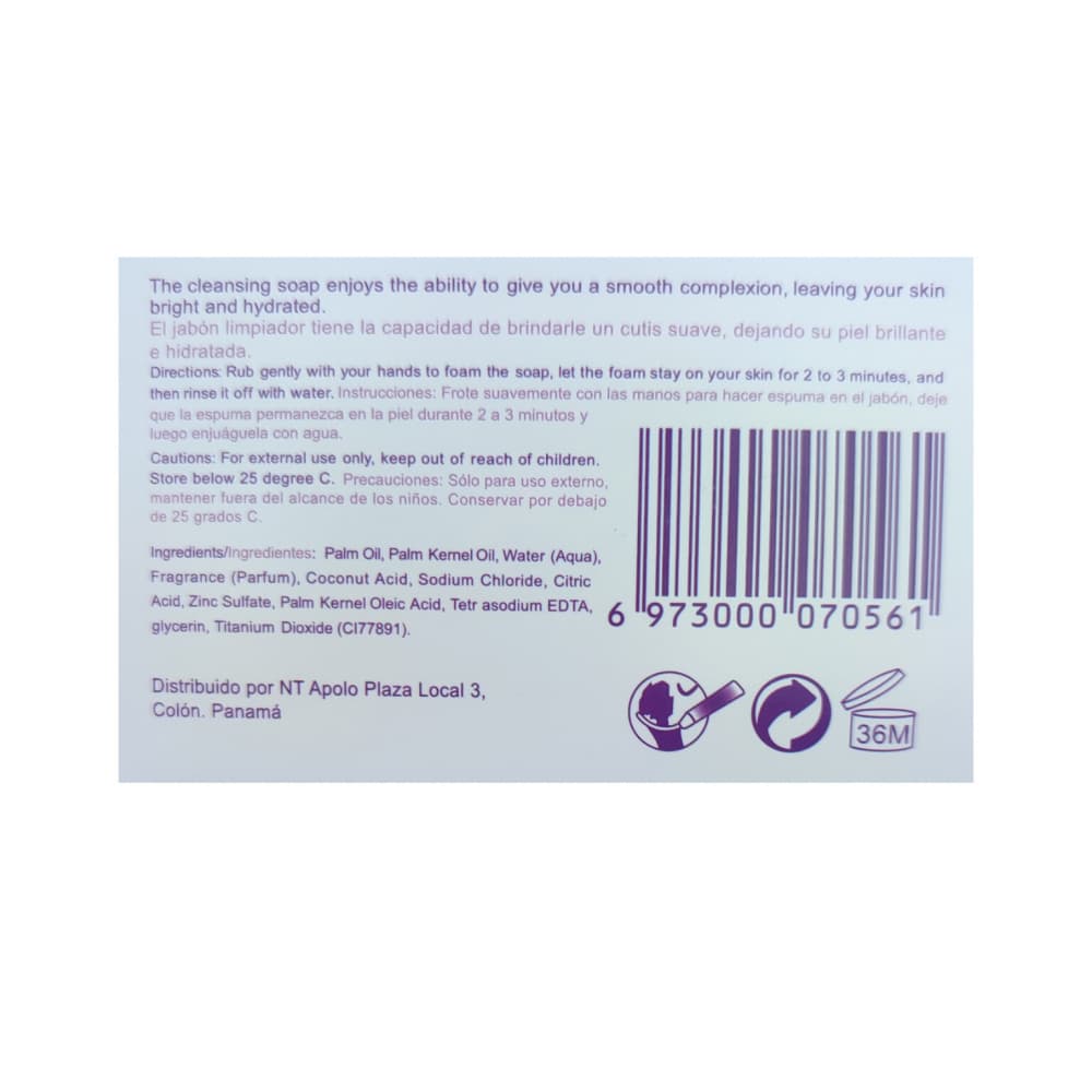 Jabón de tocador aroma lavanda (90 g / 3.2 oz) - Miniatura 3