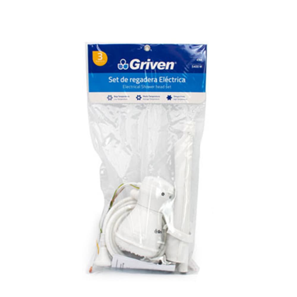 Ducha eléctrica de 5400W 3 temperaturas Griven - Imagen 1