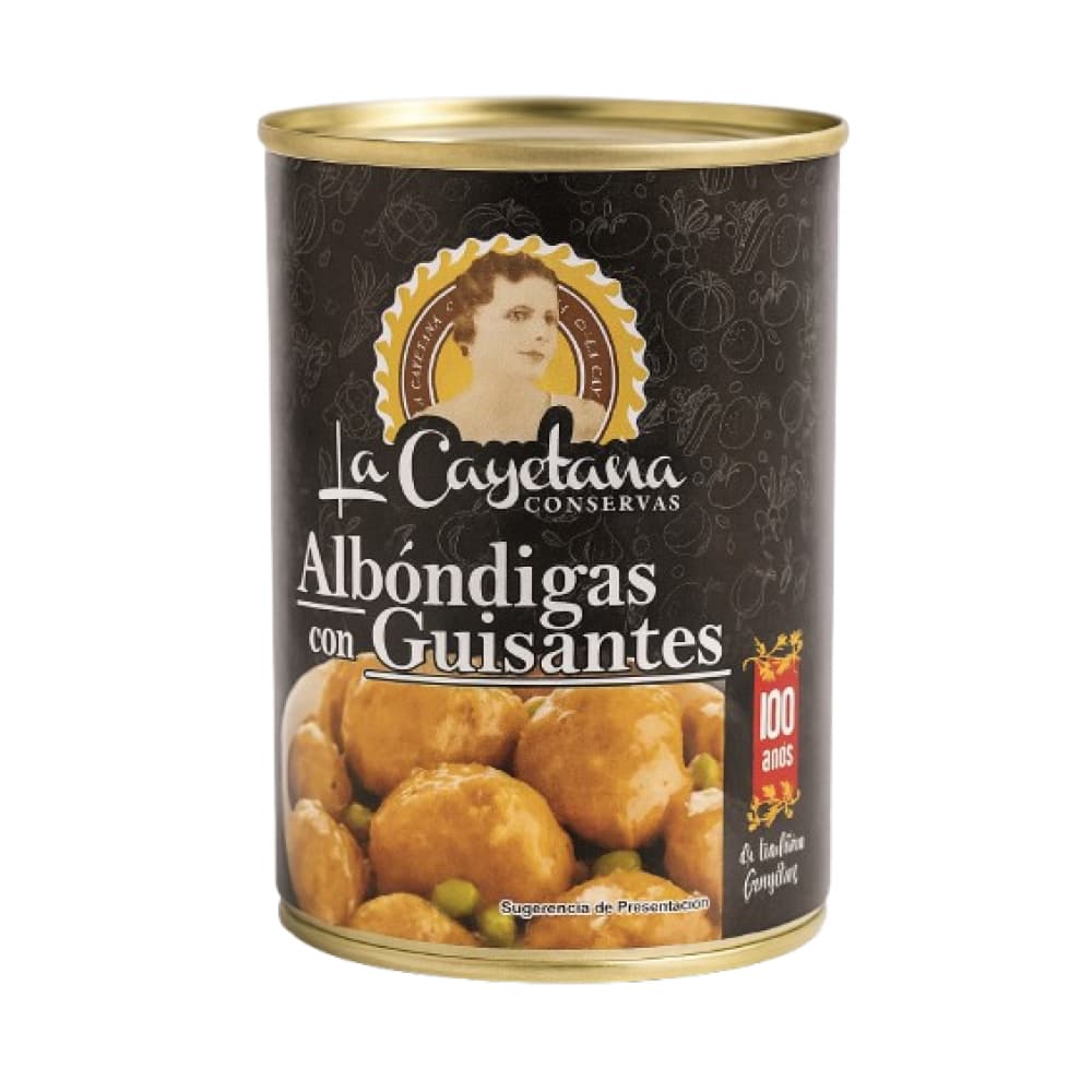 Albóndigas con guisantes La Cayetana (415 g / 14.64 oz) - Imagen 1