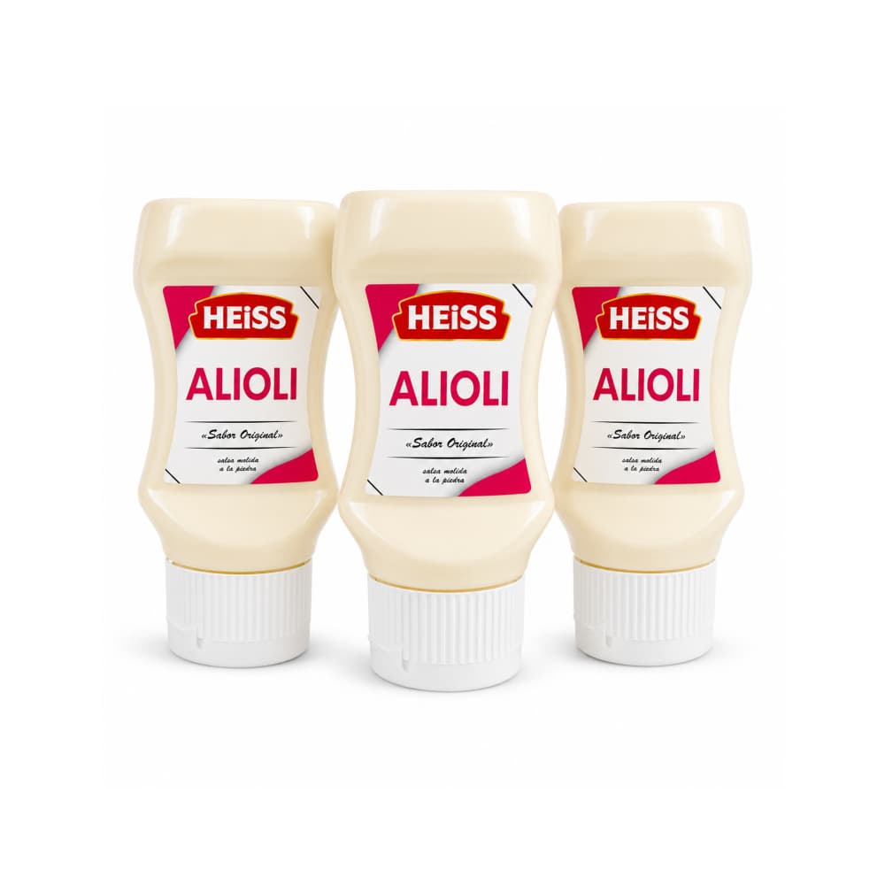 Mayonesa Alioli Heiss (3 x 260 g / 9.7 oz) - Miniatura 1