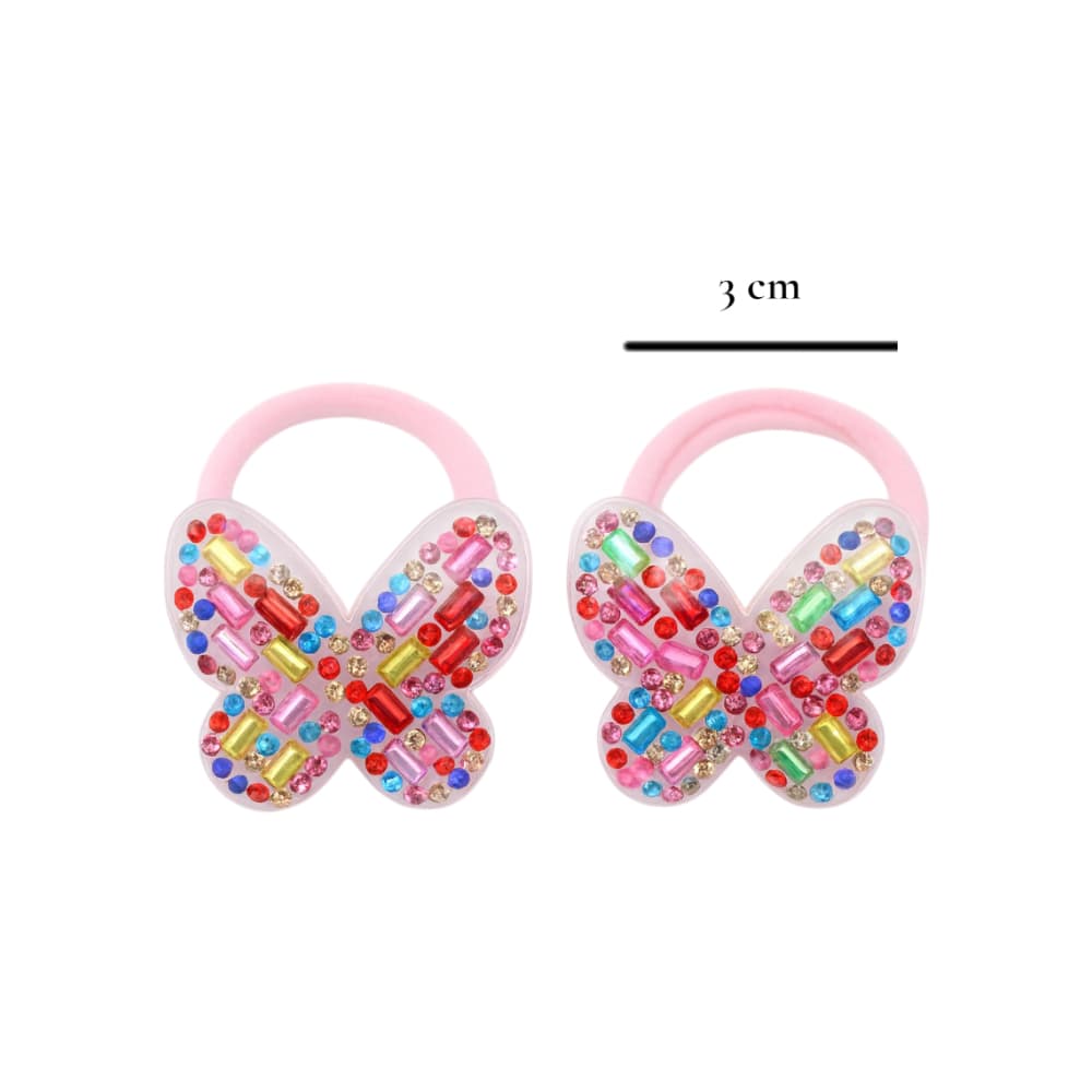 Set de coleteros infantiles con figuras con pedrería multicolor (10 U) - Miniatura 2