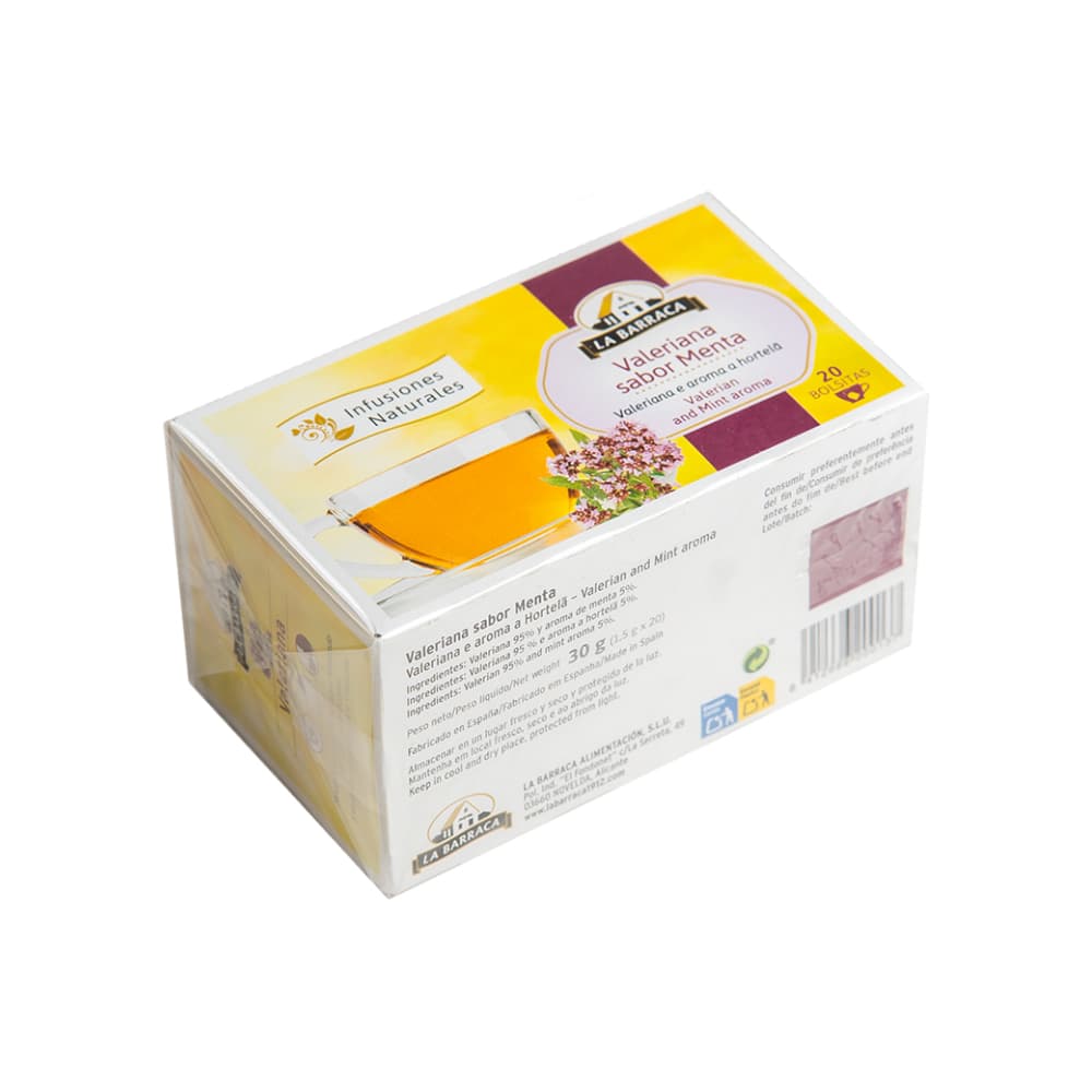 Té valeriana sabor menta La Barraca (30 g / 1.05 oz) - Miniatura 4