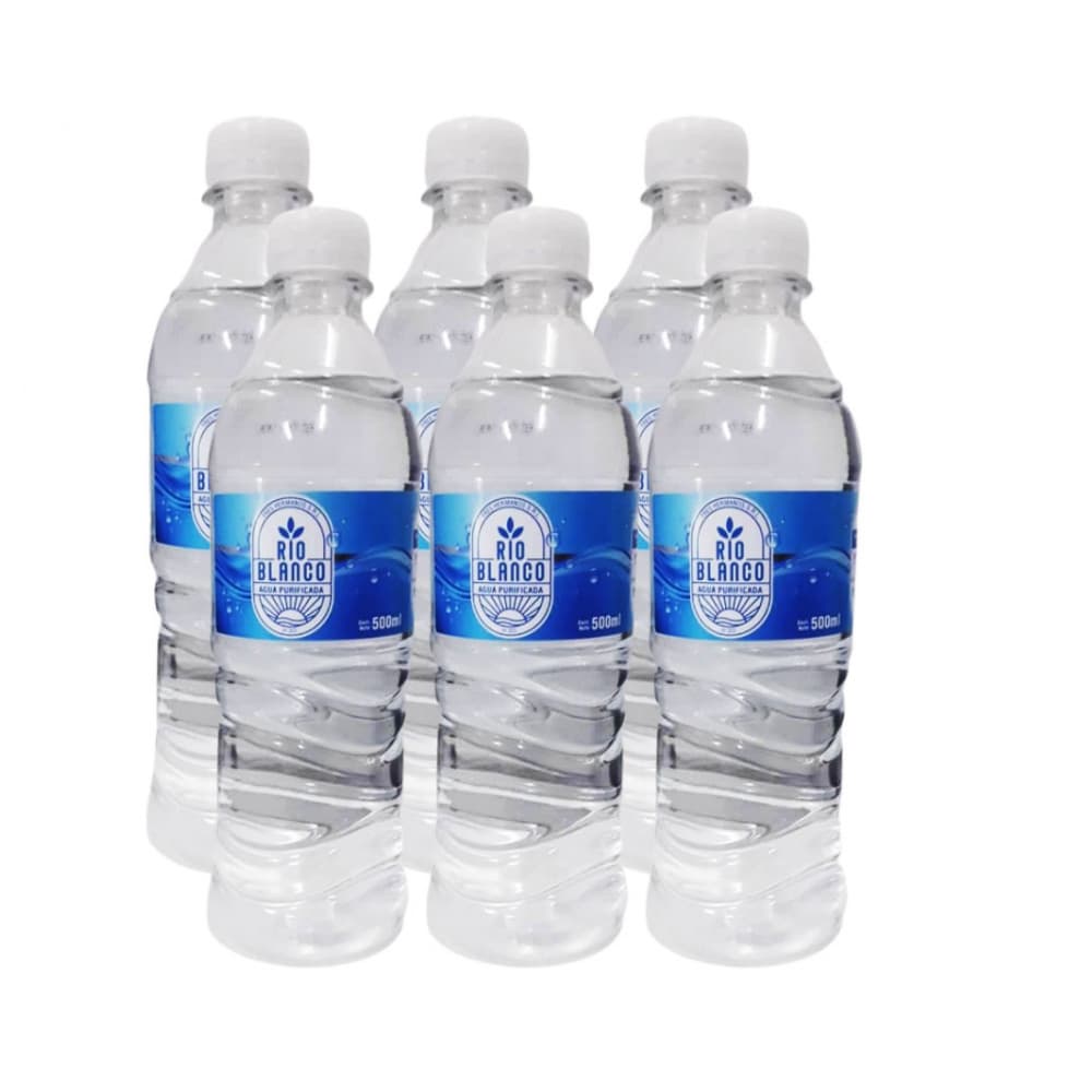 Agua purificada Río Blanco (6 x 500 ml) - Imagen 1