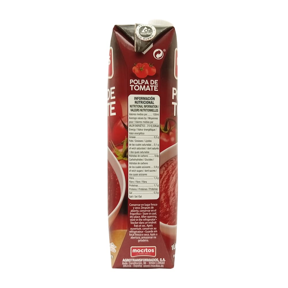 Pasta de tomate en caja Mocitos (1 L) - Miniatura 3