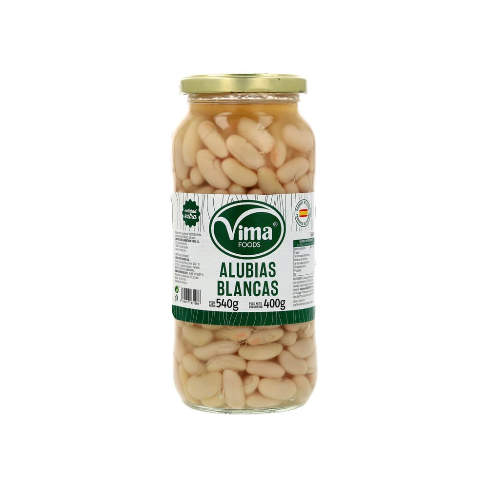 Alubias blancas Vima Foods (540 g / 1.19 lb) - Imagen 1
