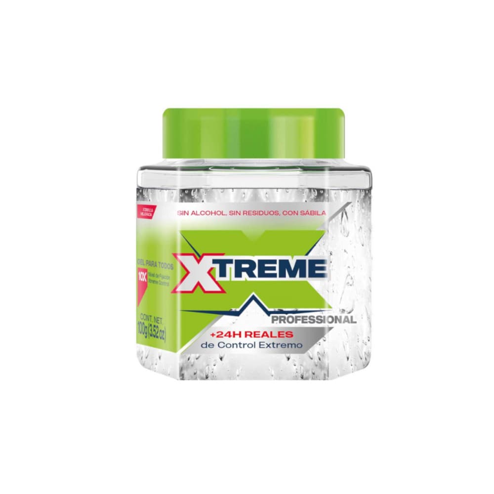 Gel sin alcohol para el cabello Xtreme (100 g / 3.52 oz) - Imagen 1