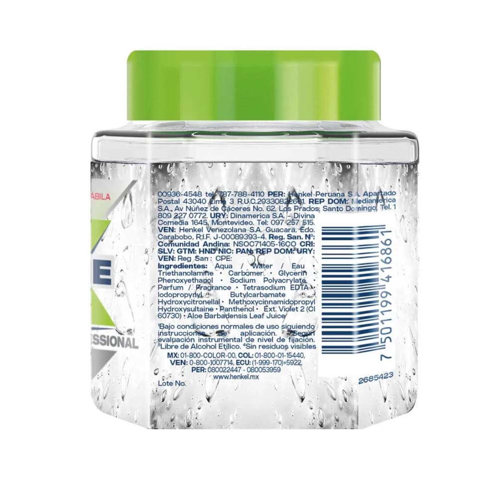 Gel sin alcohol para el cabello Xtreme (100 g / 3.52 oz) - Miniatura 3