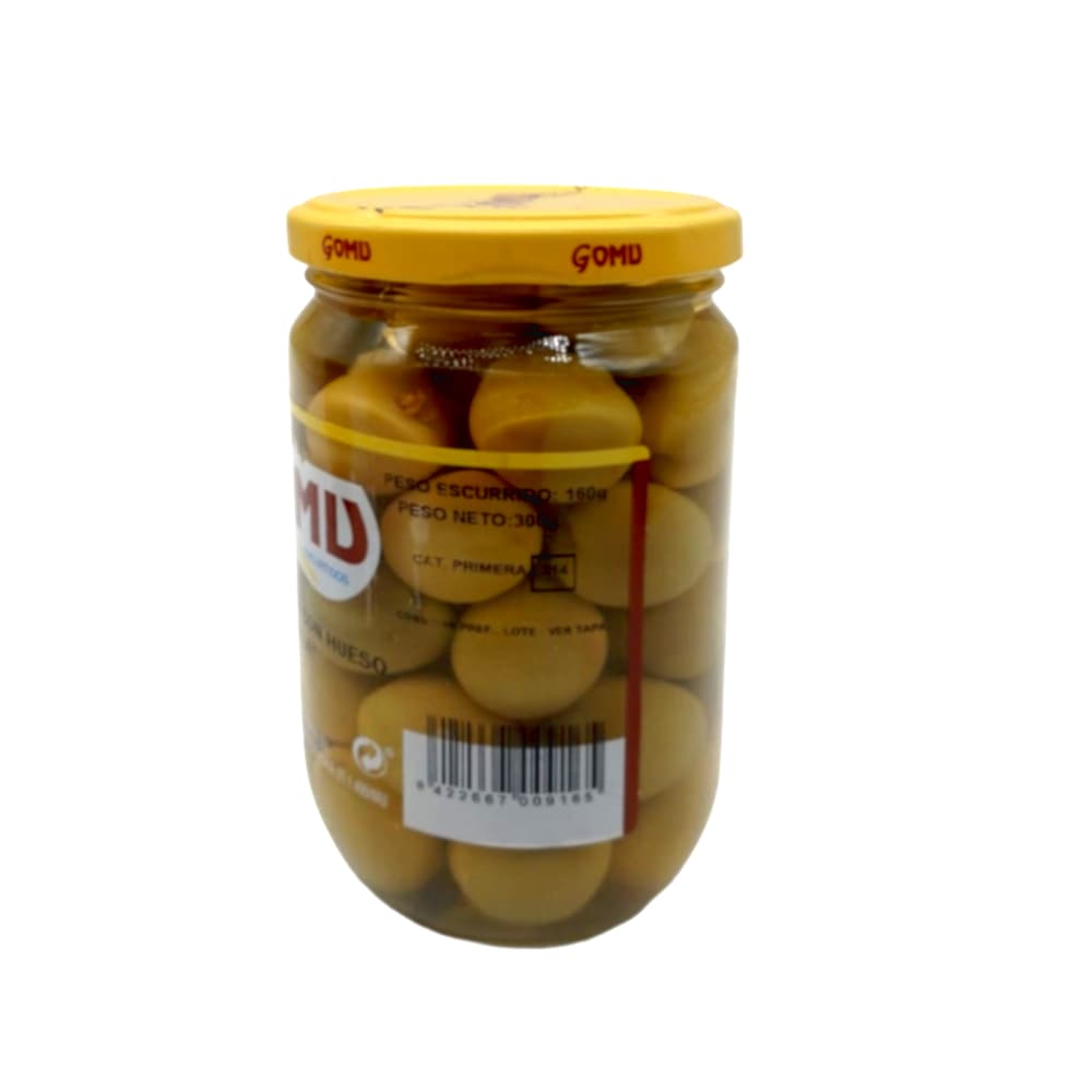 Aceitunas verdes con hueso Gomu (300 g / 10.58 oz) - Miniatura 2