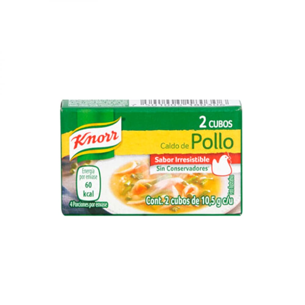 Caldo de pollo en cubo Knorr (21 g) - Imagen 1