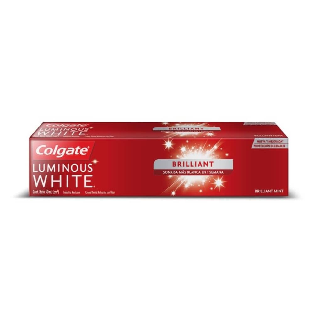 Pasta dental Colgate Luminous White (50 ml) - Imagen 1